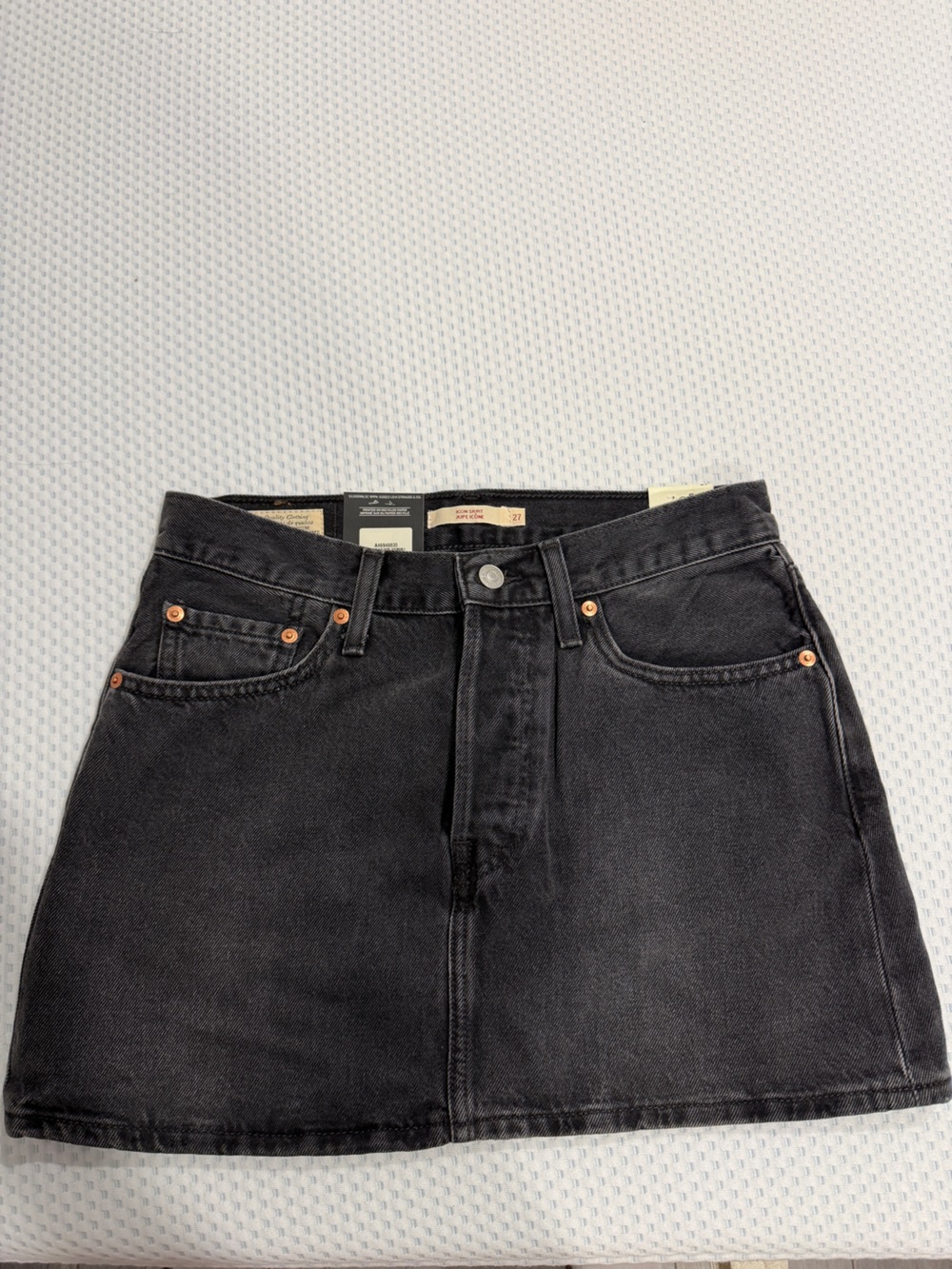 Levi's Black Jean Skirt